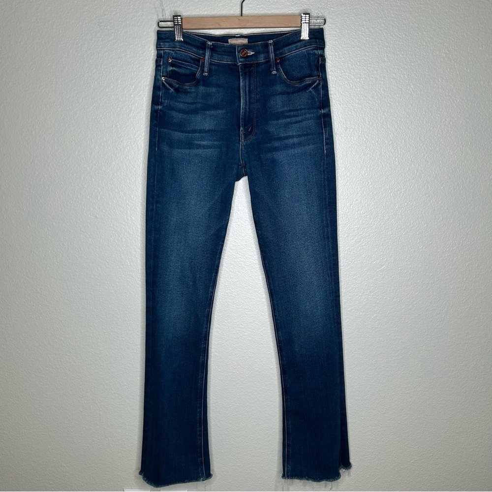 MOTHER Dark Indigo Flare Jeans